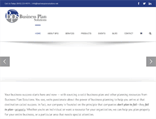 Tablet Screenshot of businessplansolutions.net